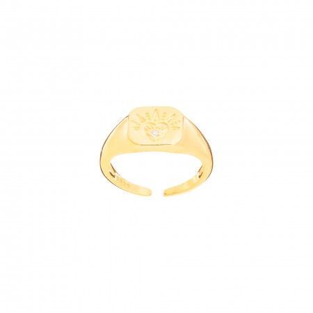 ANILLO AJUSTABLE CON SELLO