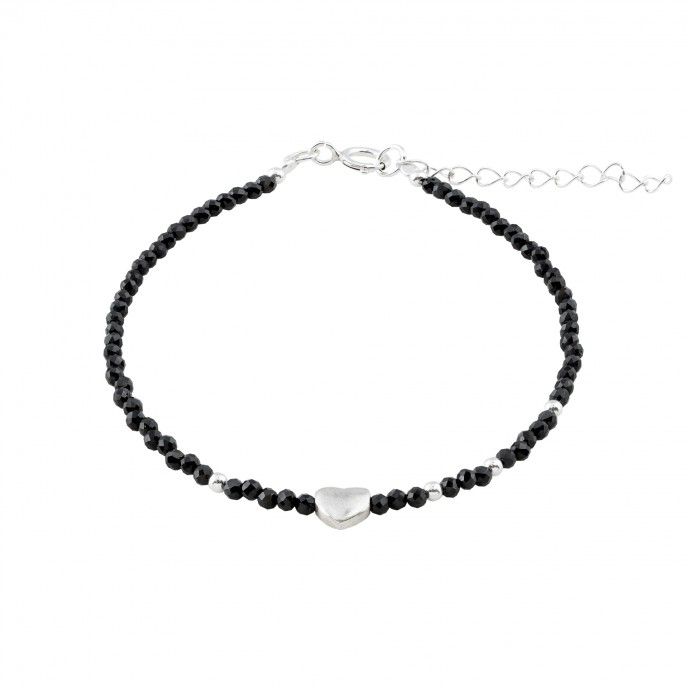 black heart bracelet