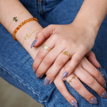 HAND OF FATIMA SILVER BRACELET