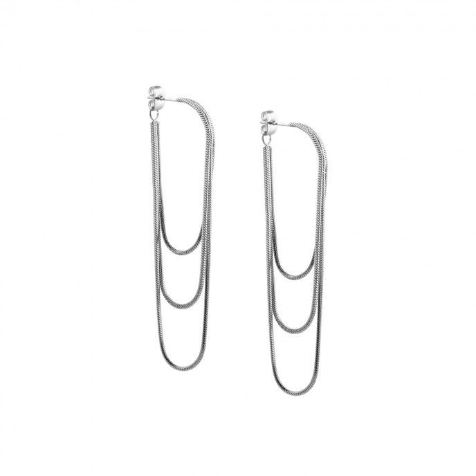 CHAIN STEEL EARRINGS