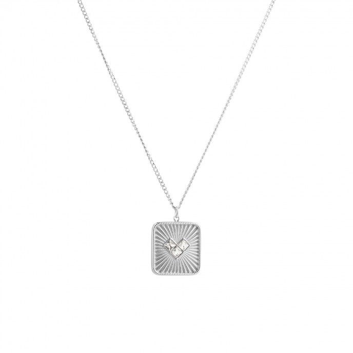 STEEL NECKLACE WITH HEART