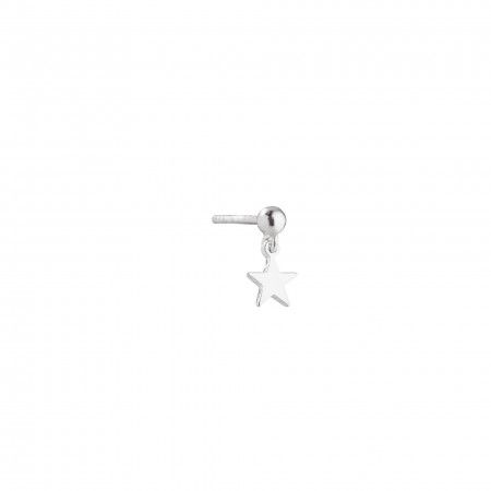 SILVER EARRING WITH STAR