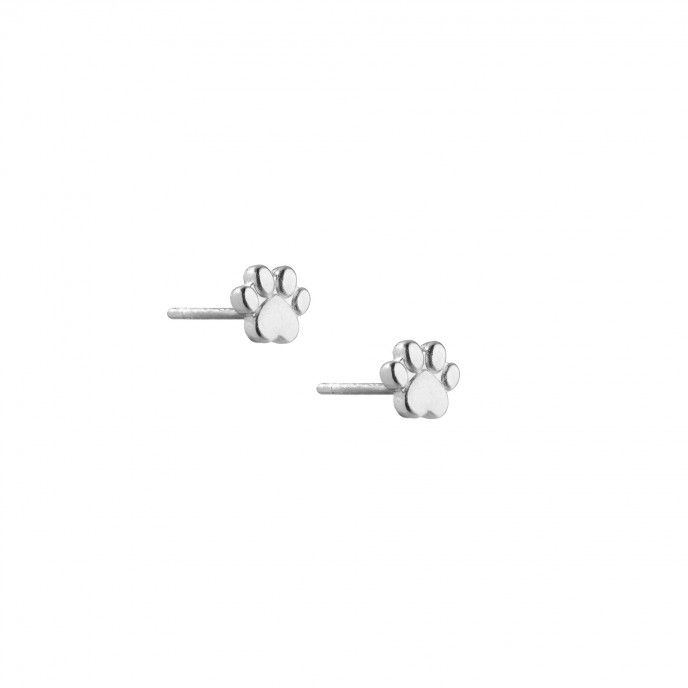 PAW SHAPED STEEL EARRINGS