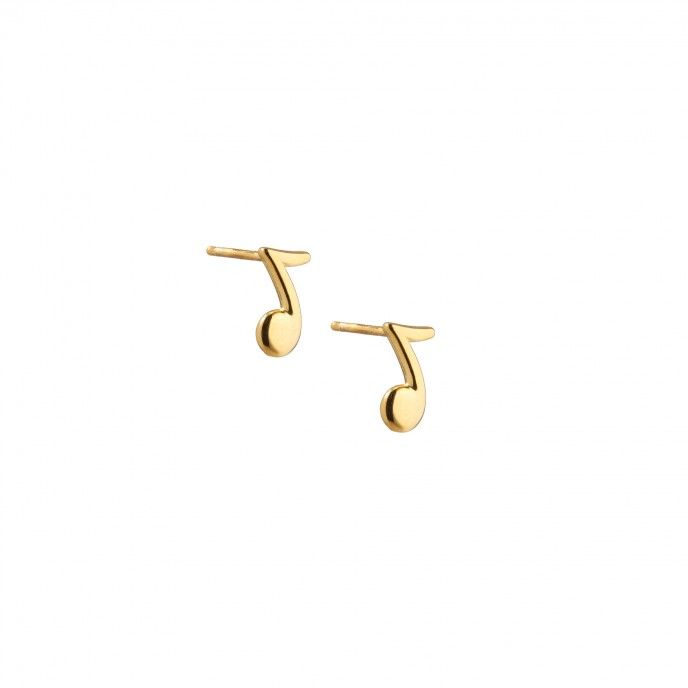 MUSICAL NOTE STEEL EARRINGS