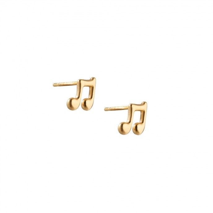 MUSICAL NOTE STEEL EARRINGS