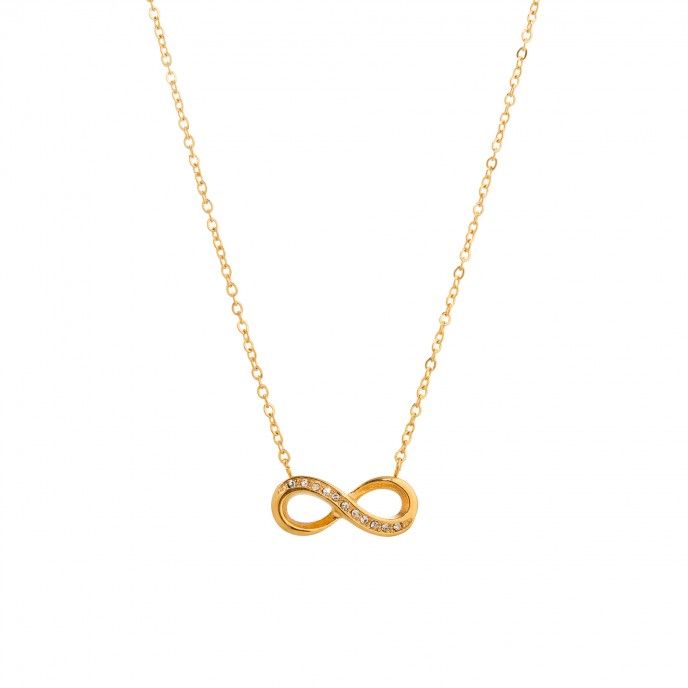 STEEL NECKLACE WITH INFINITE