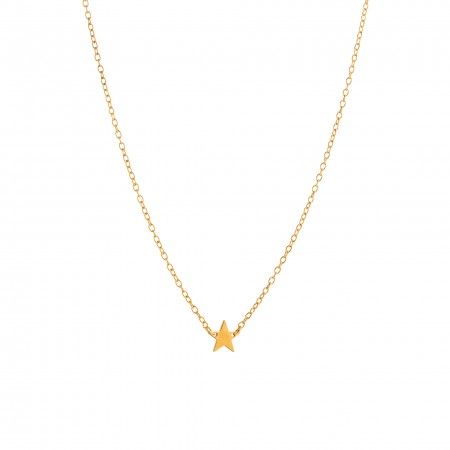 STEEL NECKLACE WITH STAR