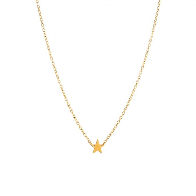 STEEL NECKLACE WITH STAR