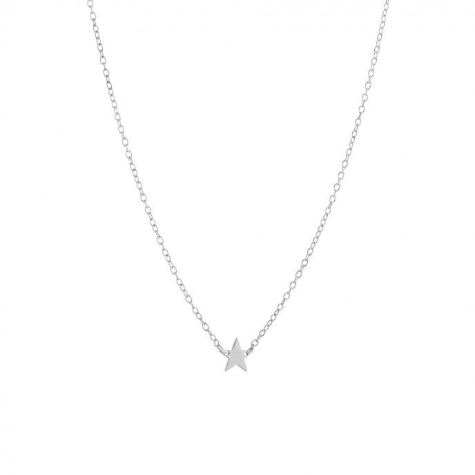 STEEL NECKLACE WITH STAR