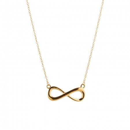 STEEL NECKLACE WITH INFINITE