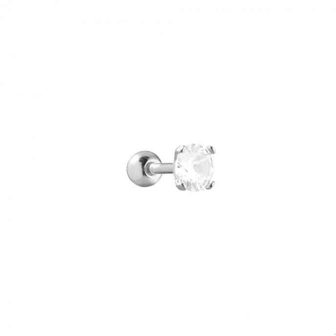 STEEL PIERCING WITH ZIRCON