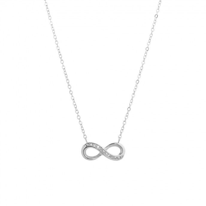 STEEL NECKLACE WITH INFINITE