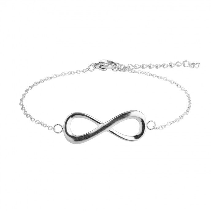 STEEL BRACELET WITH INFINITE