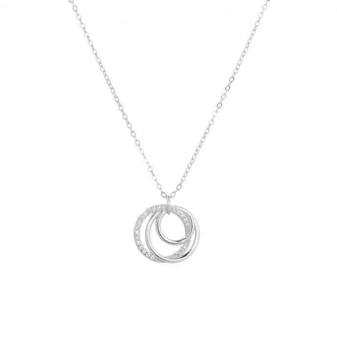 SILVER NECKLACE WITH WHEELS