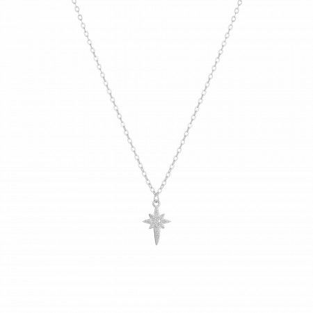 SILVER NECKLACE WITH STAR