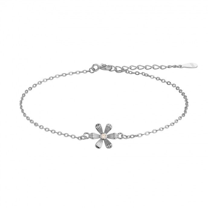 FLOWER SILVER BRACELET