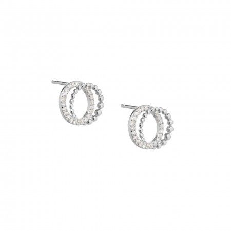 WHEELS SILVER EARRINGS