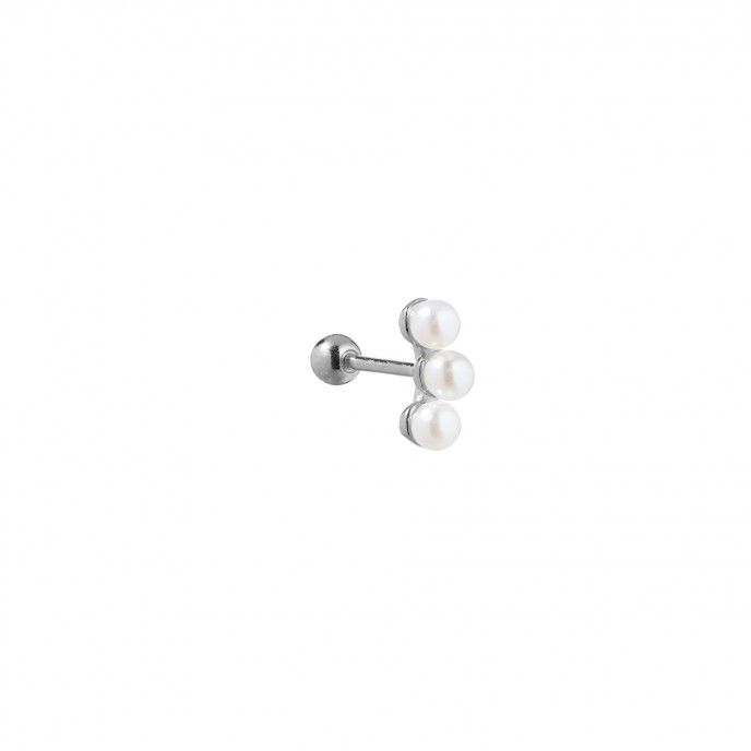 SILVER PIERCING WITH PEARLS