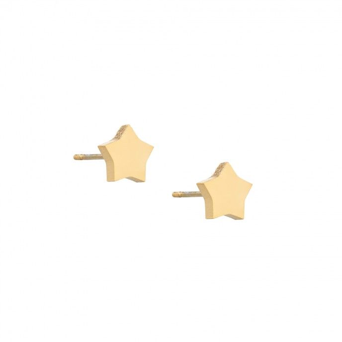 PENDIENTES DE ACERO ESTRELLA