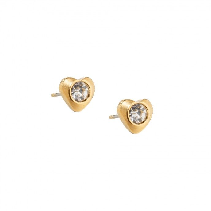 PENDIENTES DE ACERO CORAZN