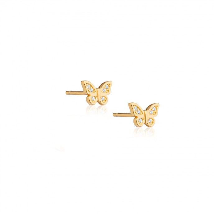 BUTTERFLY SILVER EARRINGS