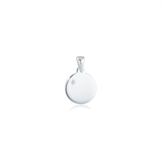 ROUND SILVER PENDANT