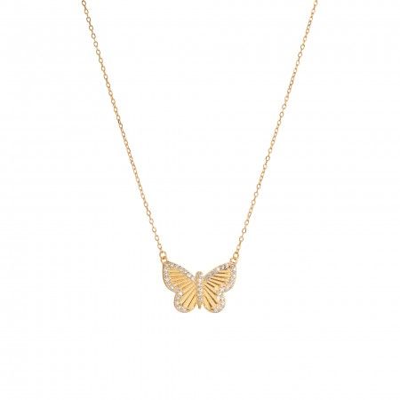 NECKLACE WITH BUTTERFLY