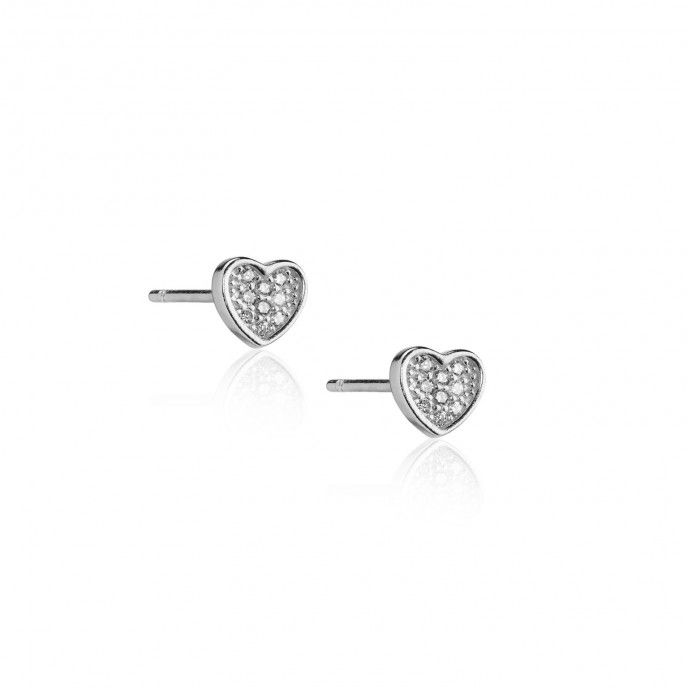 HEART SILVER EARRINGS