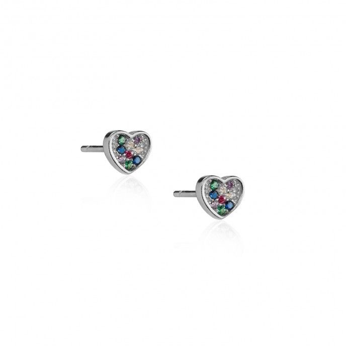 HEART SILVER EARRINGS