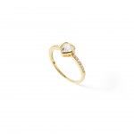 Gold Plated Silver - Zircon