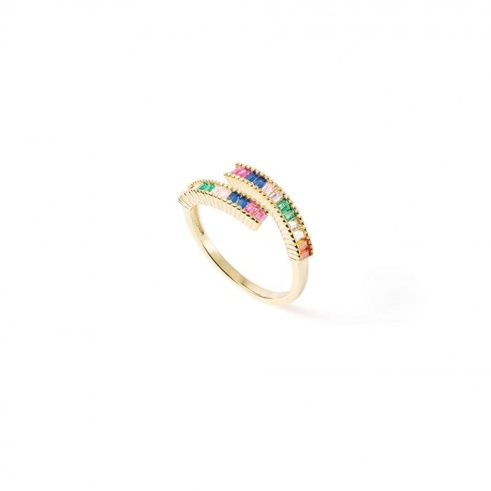 RAINBOW SILVER RING