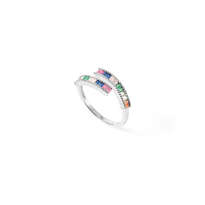 RAINBOW SILVER RING