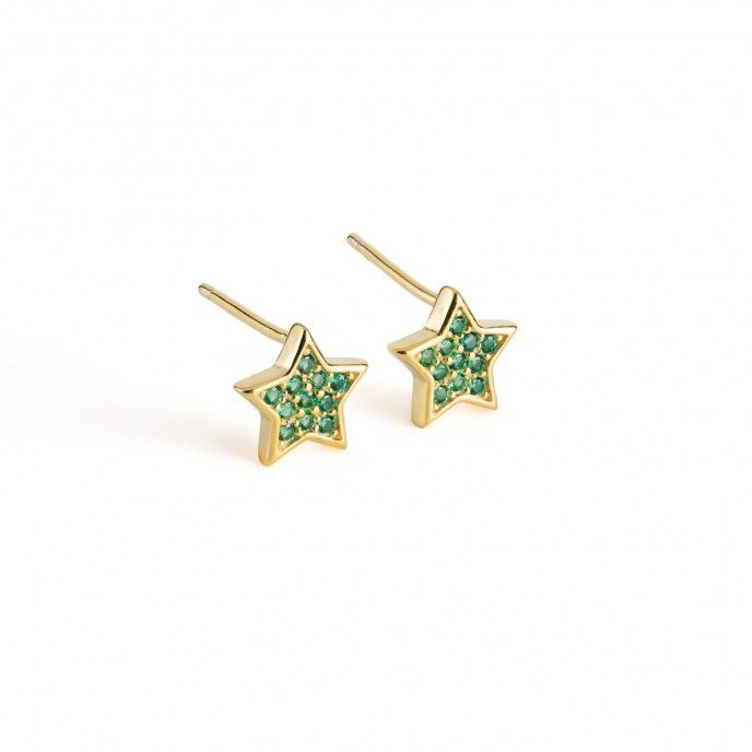 STAR SILVER EARRINGS