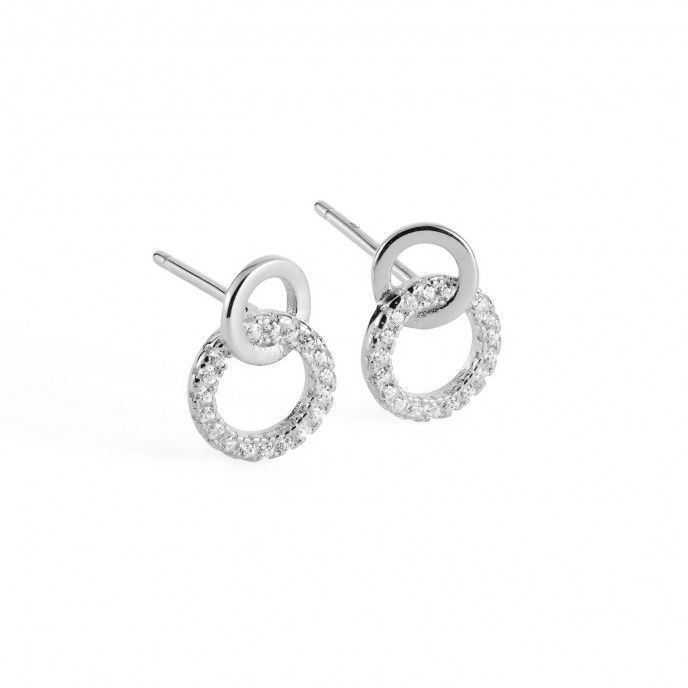 CIRCLES SILVER EARRINGS