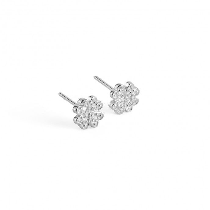 CLOVER SILVER EARRINGS