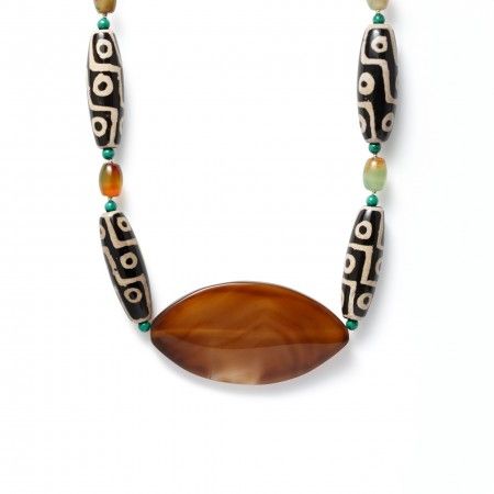 COLLAR CON PIEDRAS NATURALES