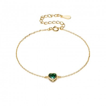 PULSERA CON CORAZN