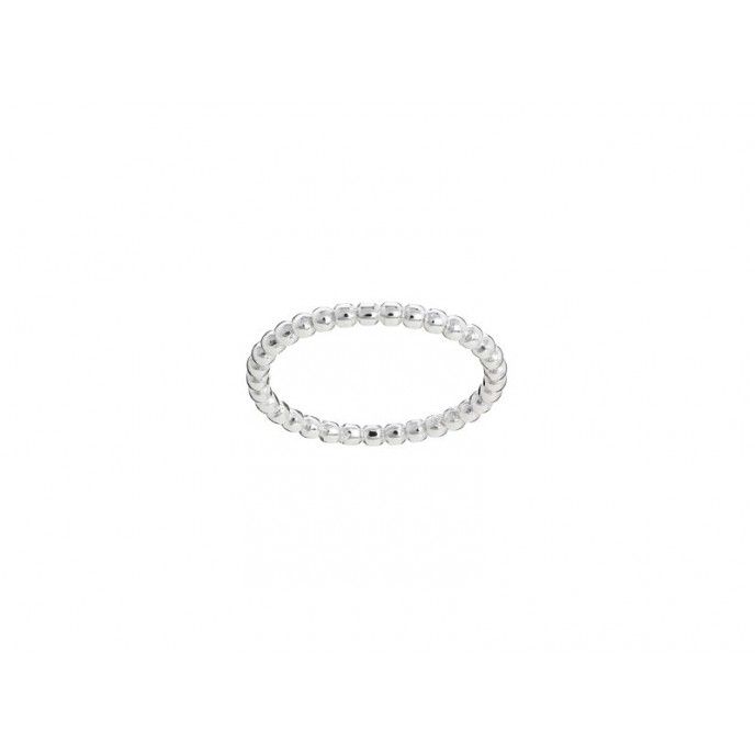 BEADS SILVER RING