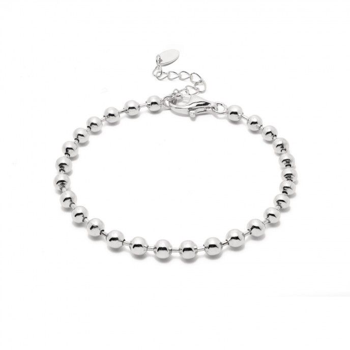 BEADS SILVER BRACELET