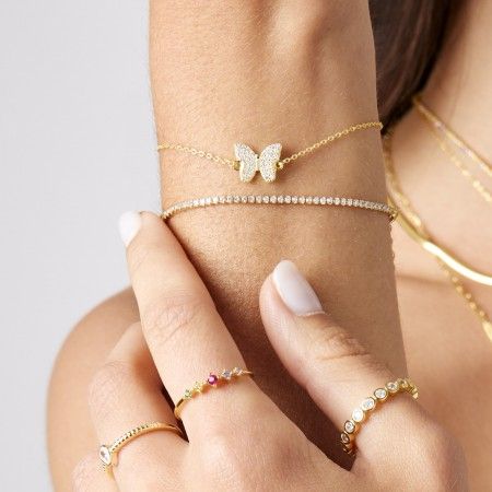 BRACELET WITH BUTTERFLY