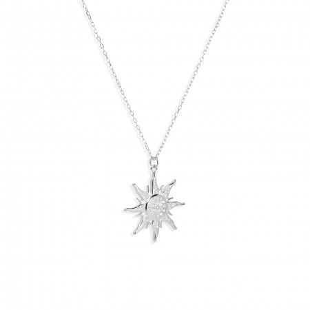SILVER NECKLACE WITH SUN