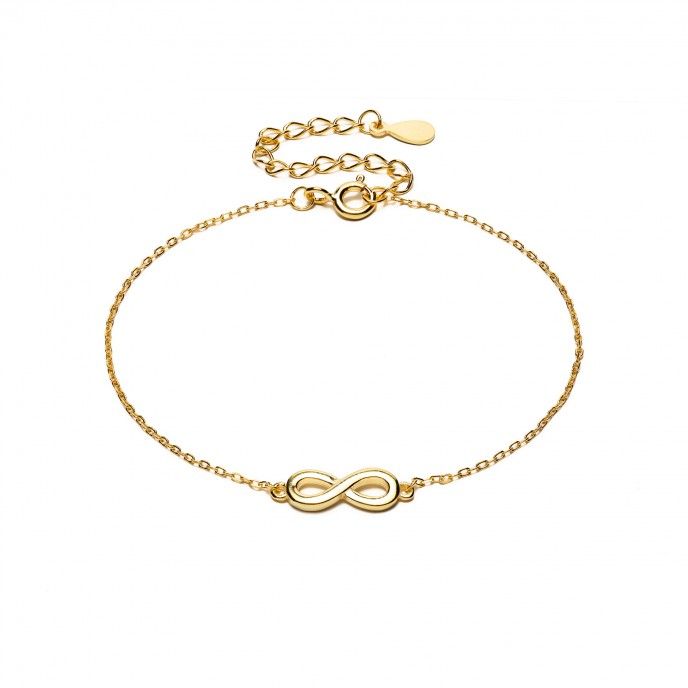 SILVER BRACELET WITH INFINITE