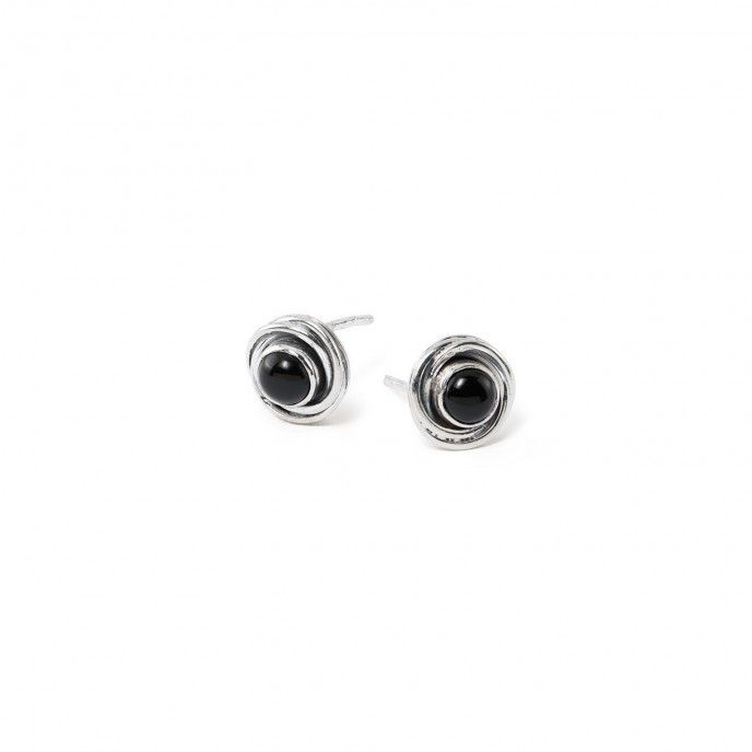 SILVER SPIRAL EARRINGS