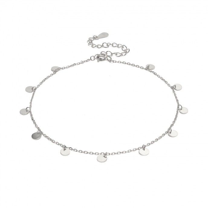 SILVER ANKLET WITH SHEETS