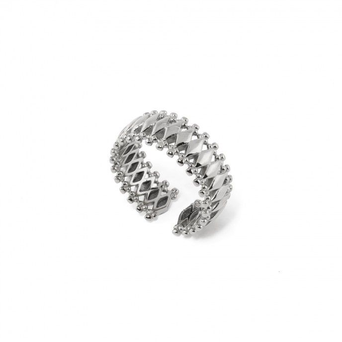 GEOMETRIC STEEL RING