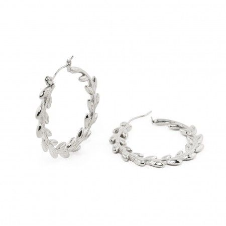 STEEL HOOPS WITH LEAVES