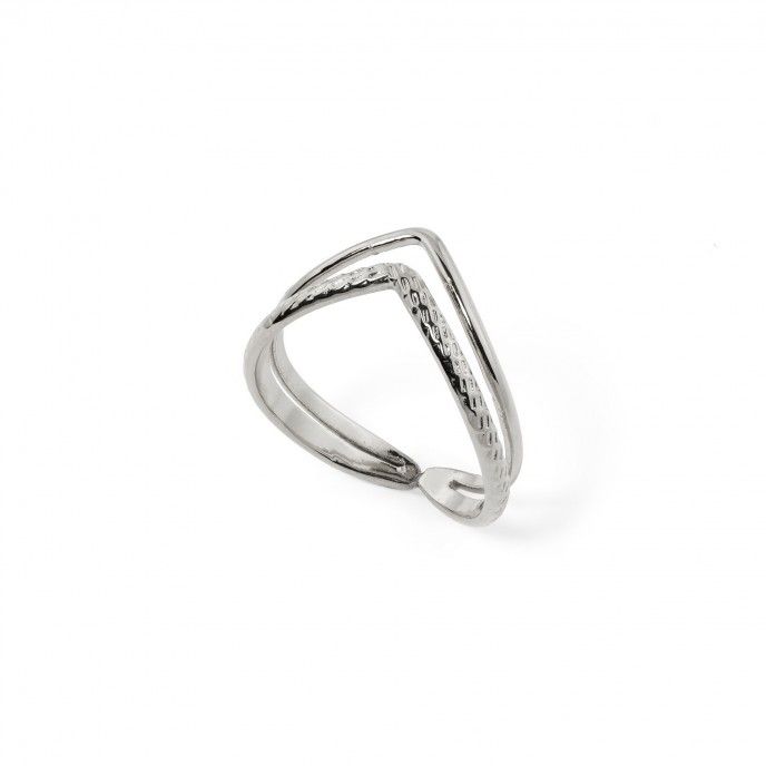 TIARA STEEL RING