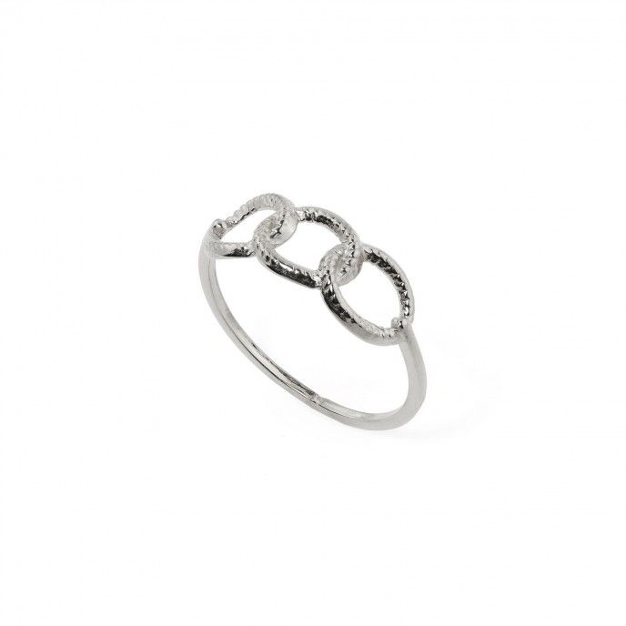 STEEL RING WITH LINKS