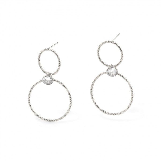 CIRCLES STEEL EARRINGS