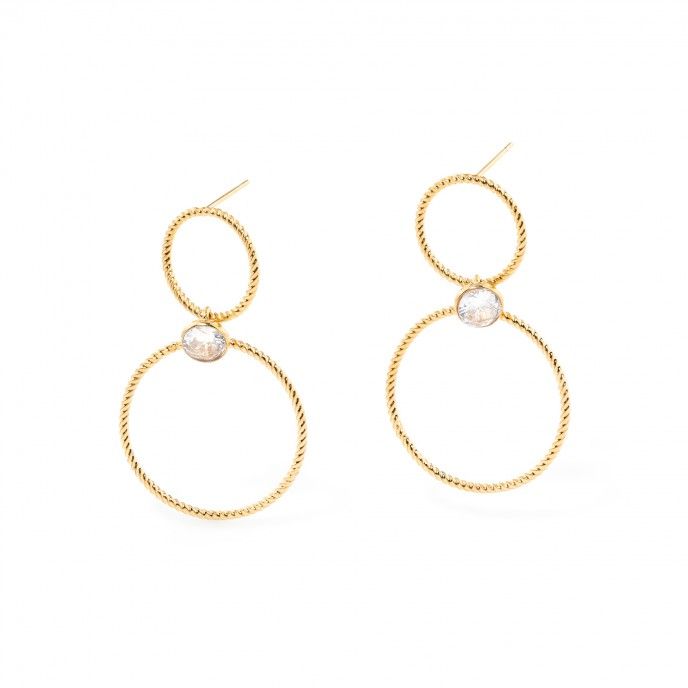 CIRCLES STEEL EARRINGS